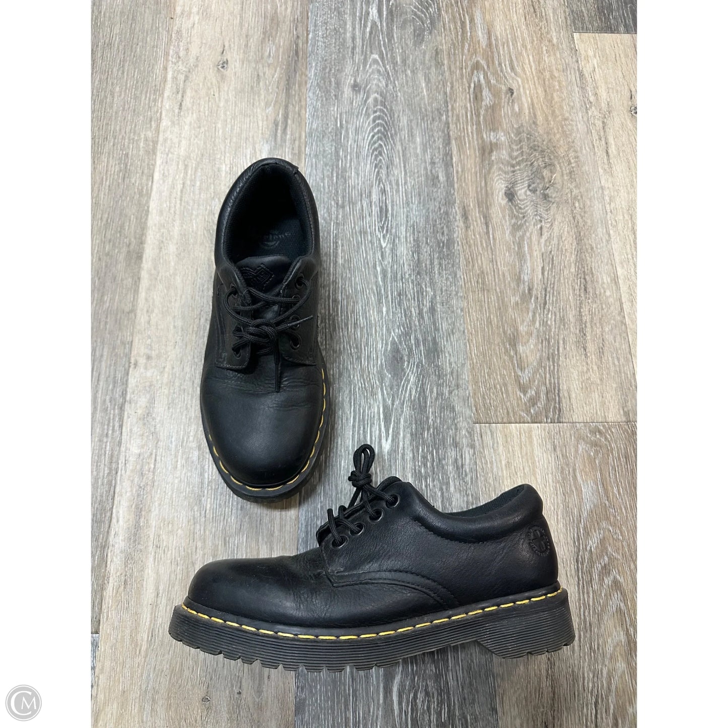 Shoes Flats By Dr Martens In Black, Size: 9