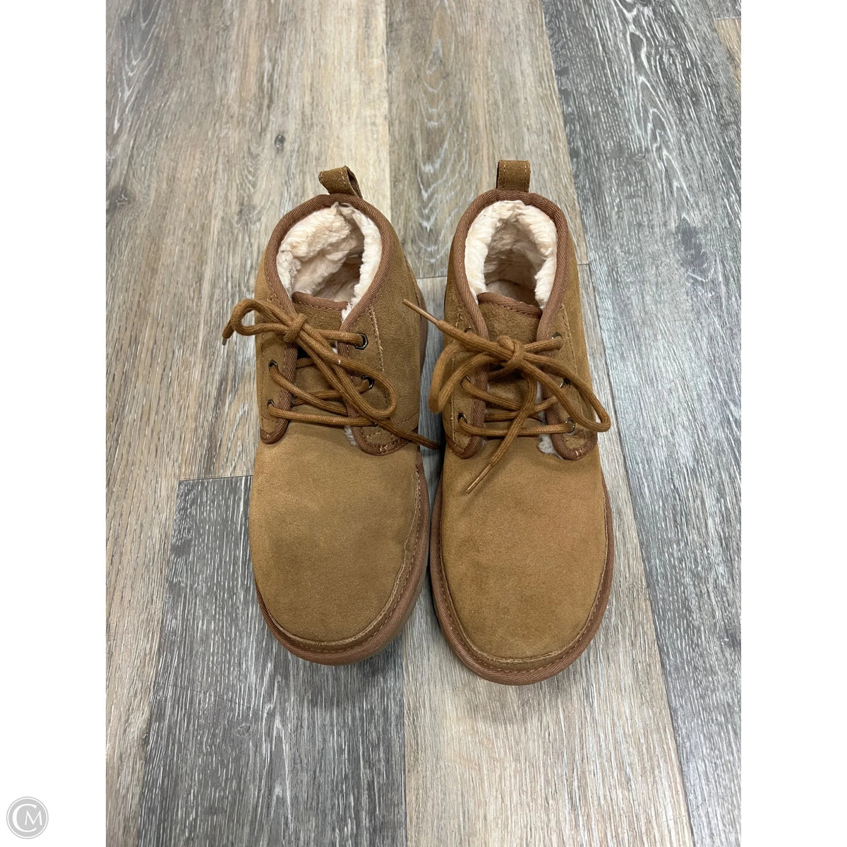 Boots Designer By Ugg In Brown, Size: 8