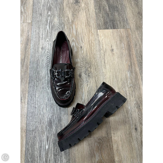 Shoes Flats By Donald Pliner In Maroon, Size: 7.5