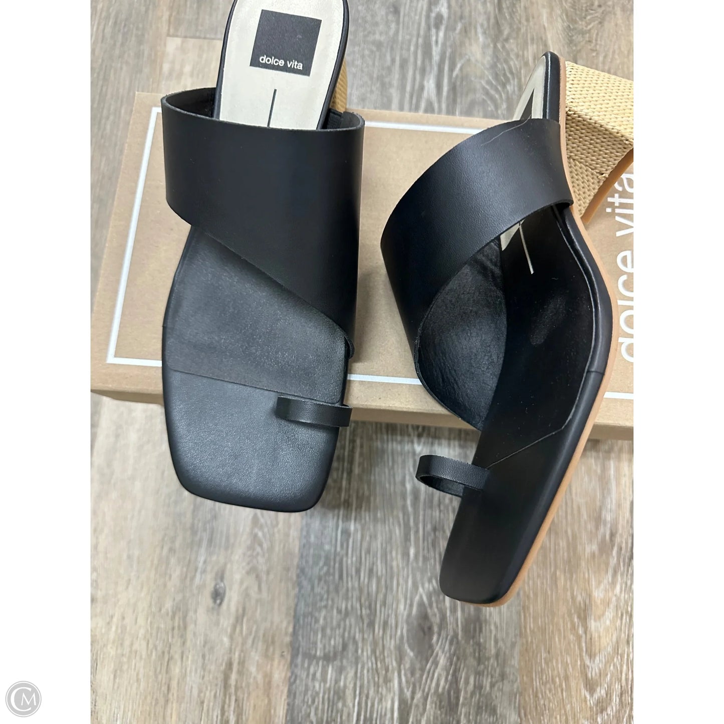 Sandals Heels Block By Dolce Vita In Black, Size: 9.5