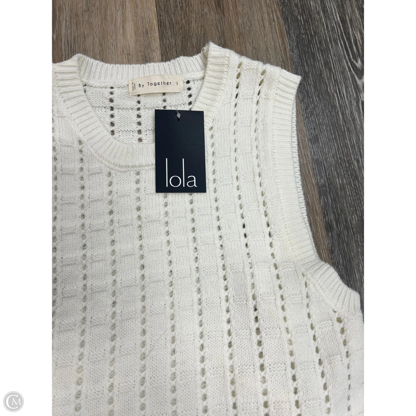 Tank Top By By Together In Cream, Size: S