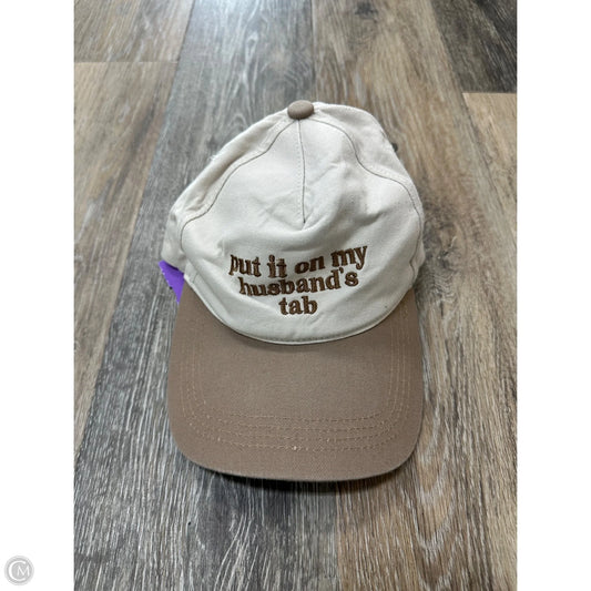 Hat Baseball Cap By Put It On my Husbands Tab