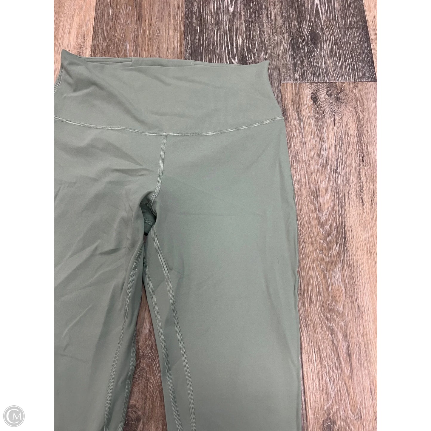Athletic Leggings By Lululemon In Green, Size: 8
