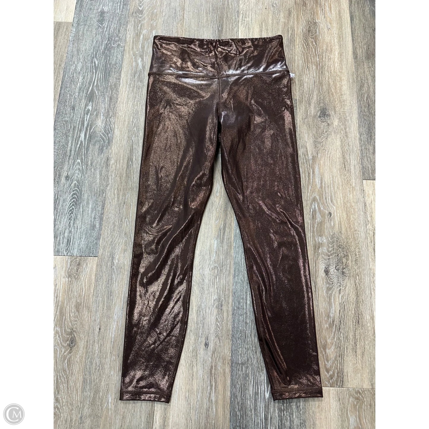 Athletic Leggings By Athleta In Brown, Size: M