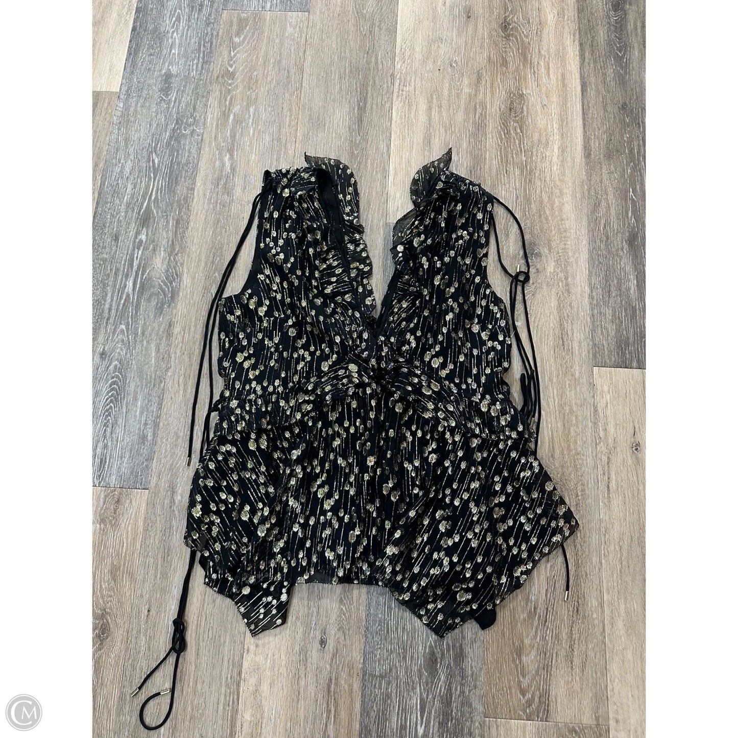 Top Sleeveless Designer By Derek Lam In Black, Size: L