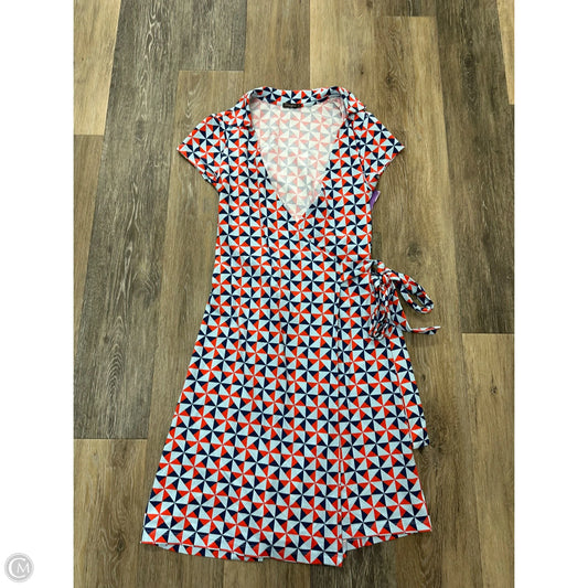 Dress Casual Midi By J Mclaughlin In Blue & Orange, Size: S