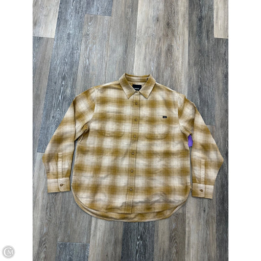 Top Long Sleeve By Prana In Yellow, Size: S