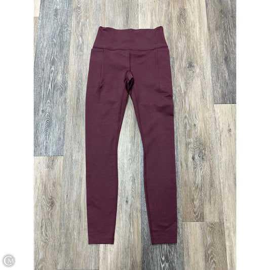 Athletic Leggings By Prana In Red, Size: S