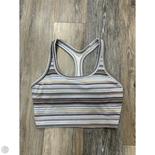 Athletic Bra By Prana In Striped Pattern, Size: S