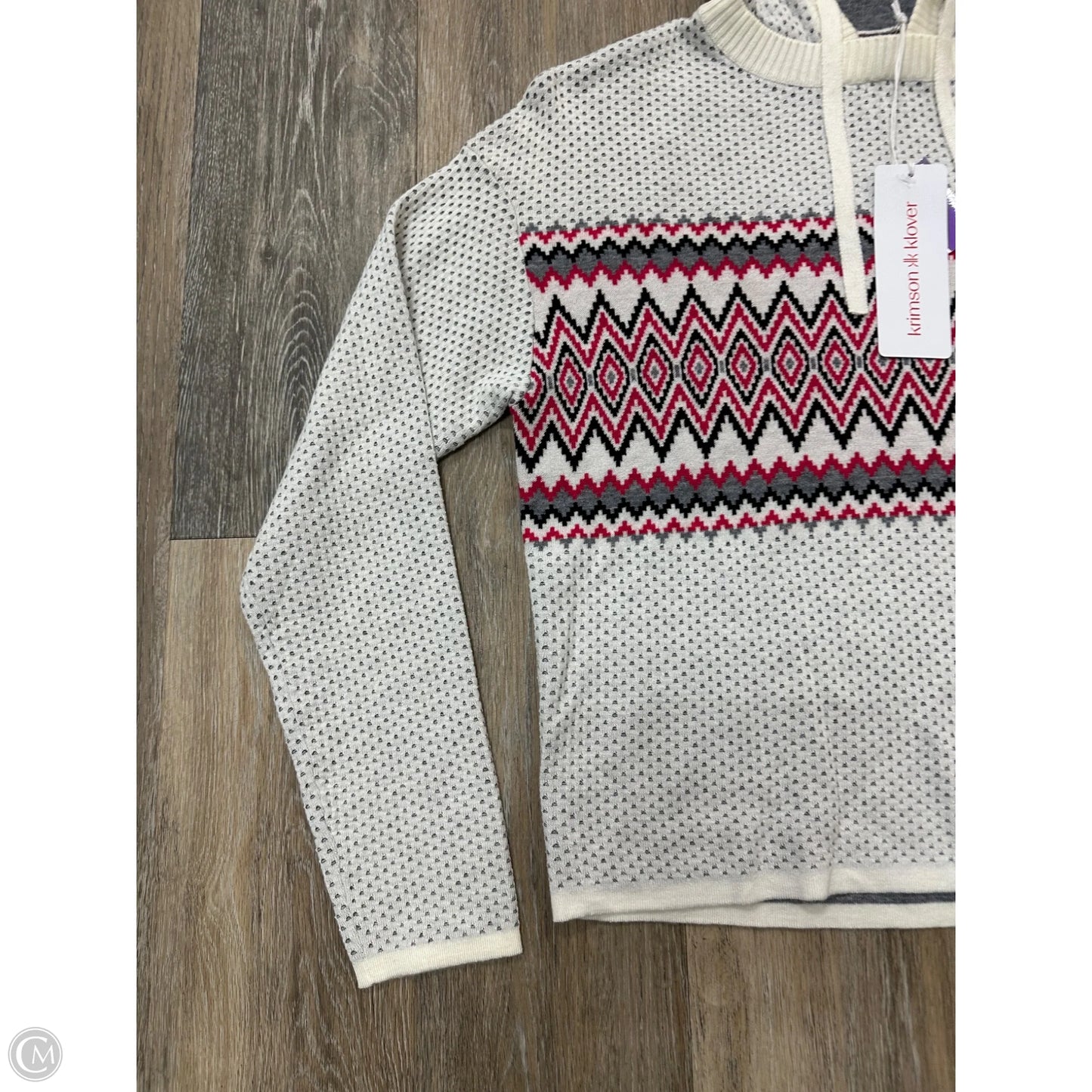 Sweater By Krimson Klover In White, Size: S