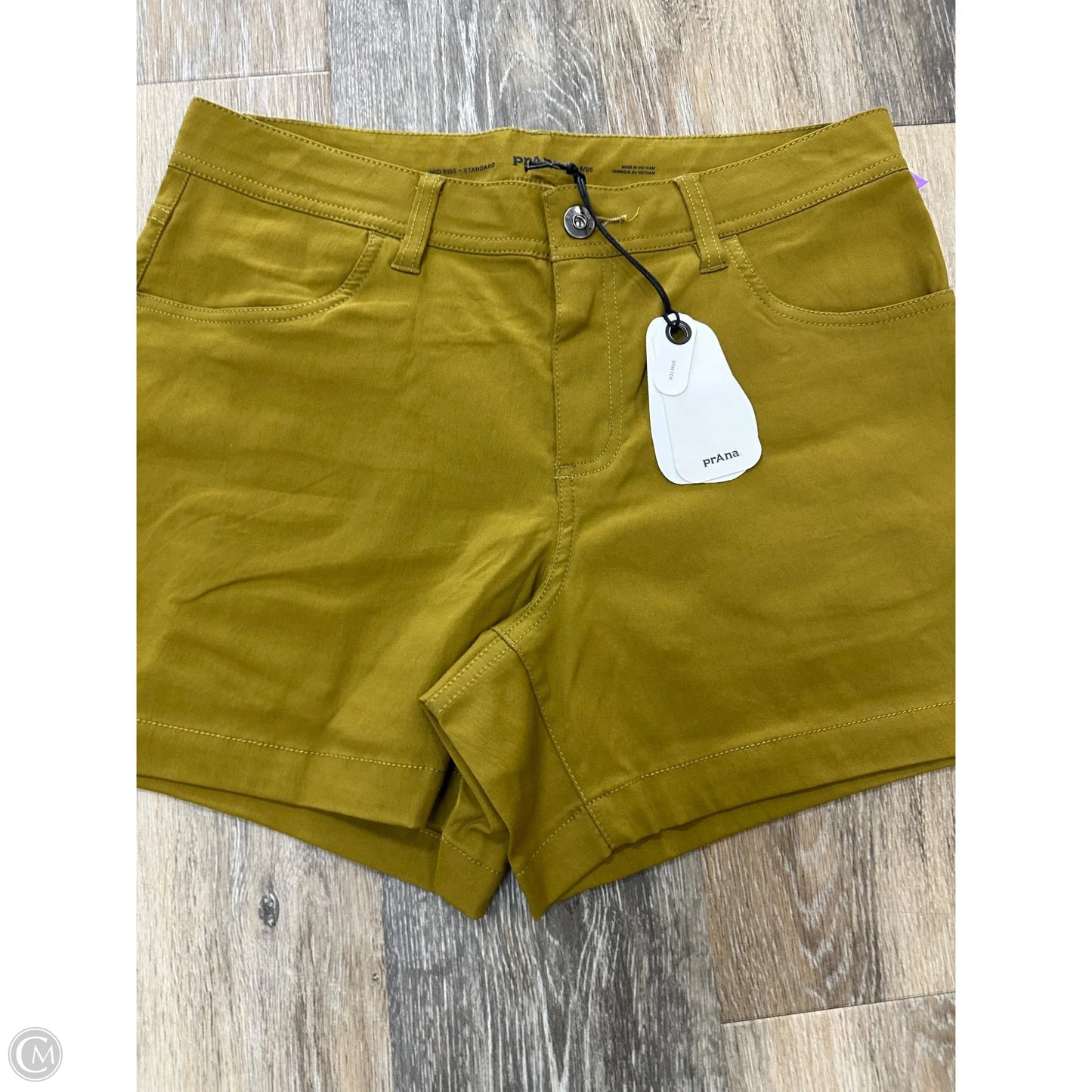 Athletic Shorts By Prana In Green, Size: 4