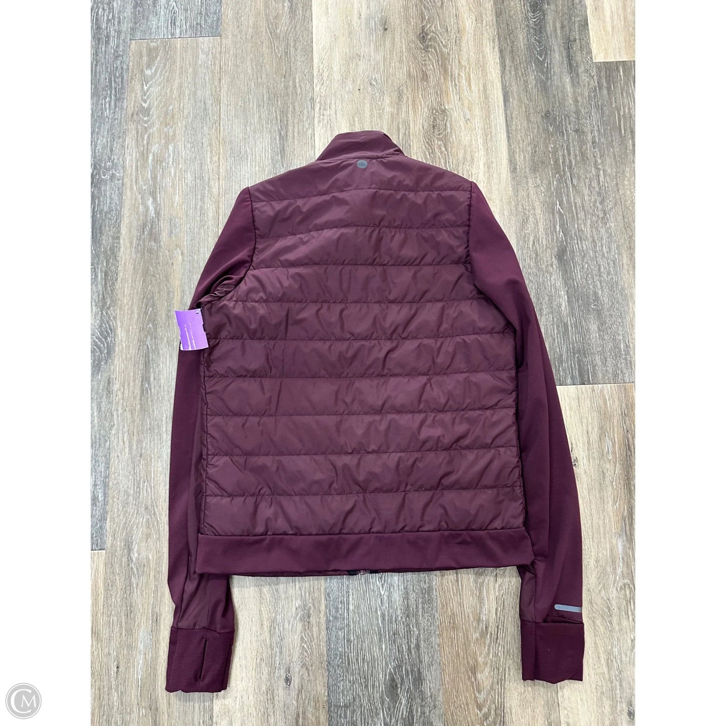 Jacket Puffer & Quilted By Prana In Maroon, Size: S