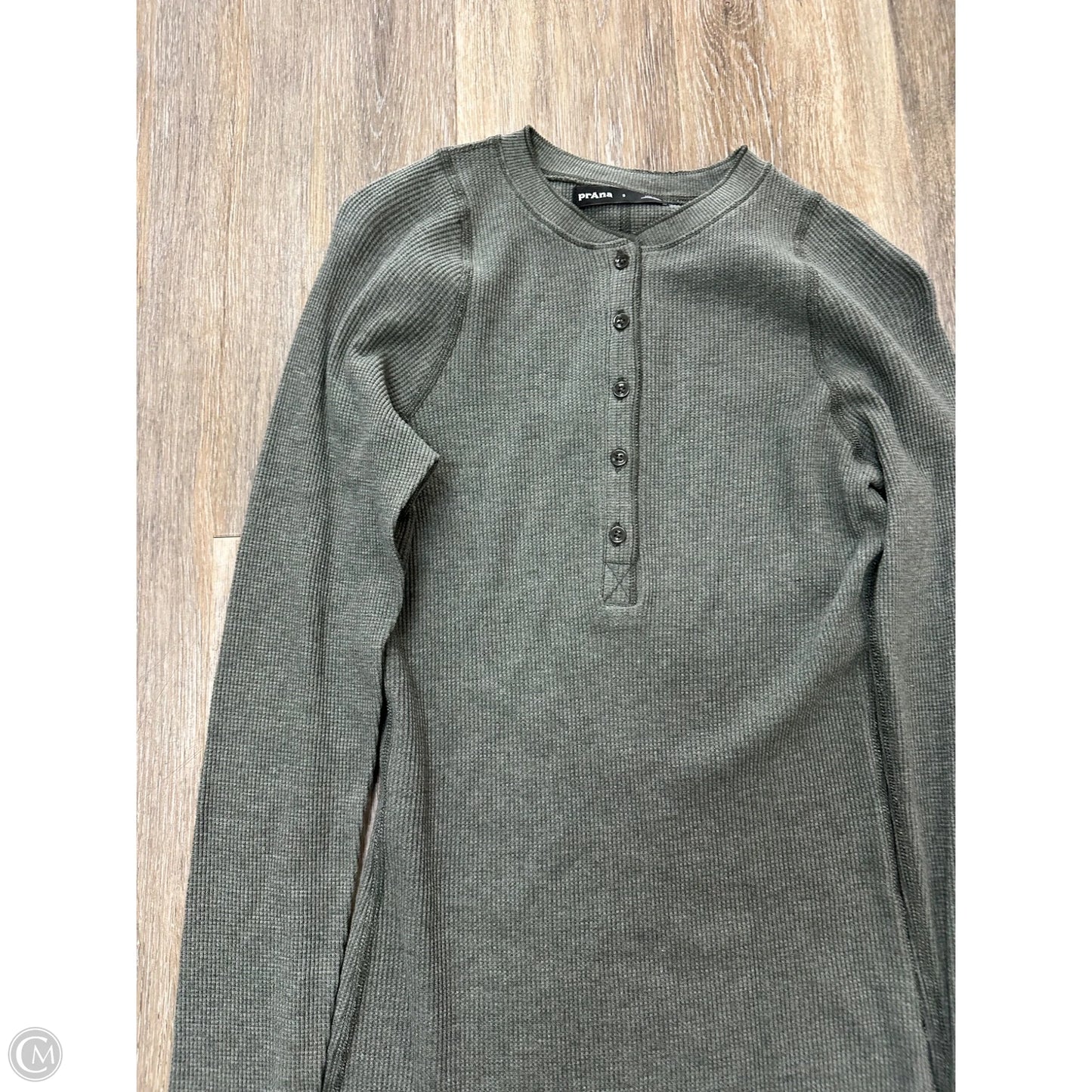Top Long Sleeve By Prana In Ivory, Size: S