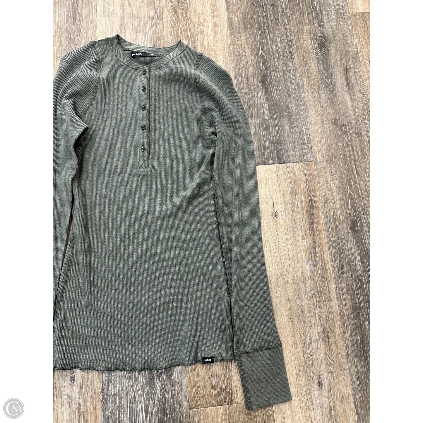 Top Long Sleeve By Prana In Ivory, Size: S