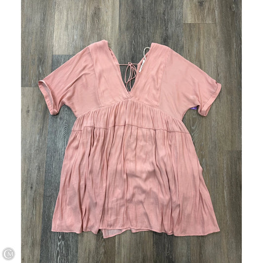 Dress Casual Short By Mustard Seed In Pink, Size: L