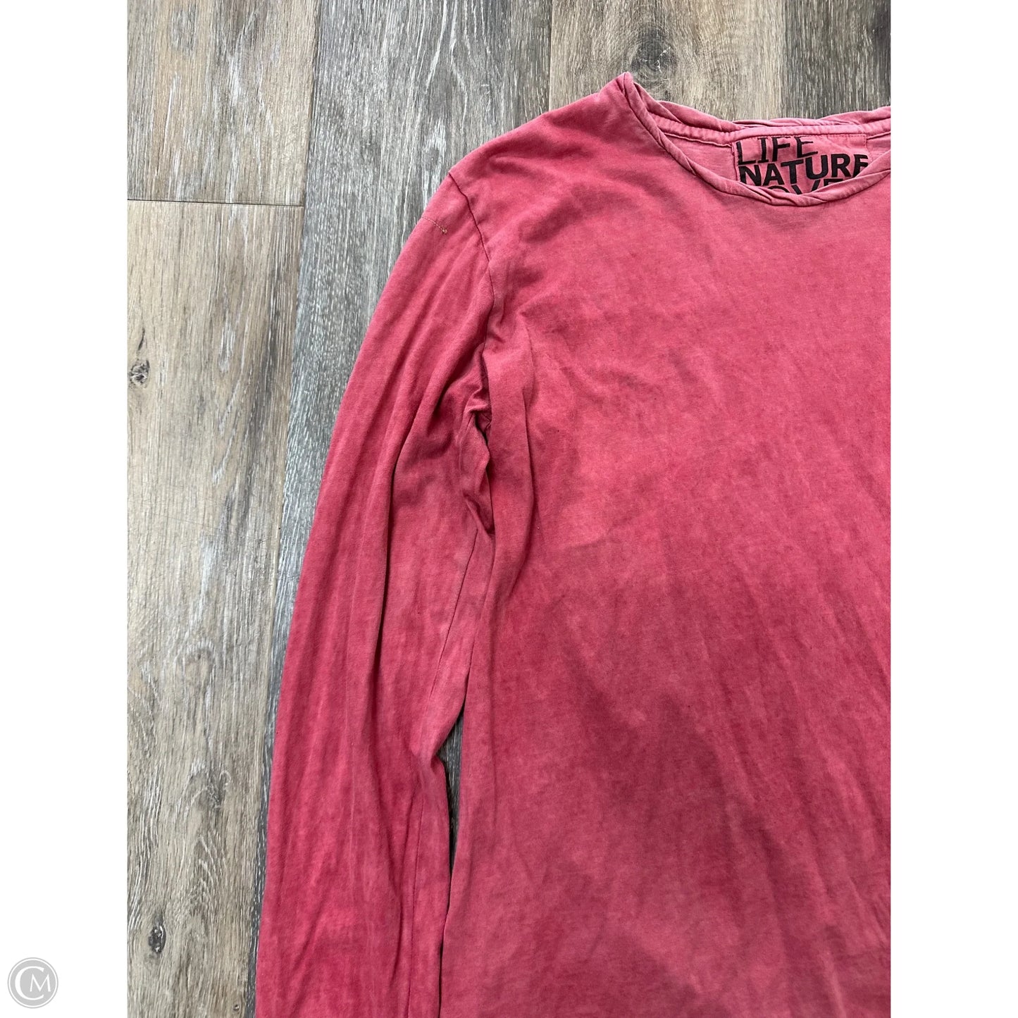 Top Long Sleeve By Freecity In Red, Size: M