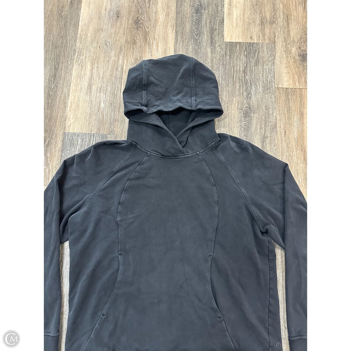 Sweatshirt Hoodie By Lululemon In Black, Size: 10