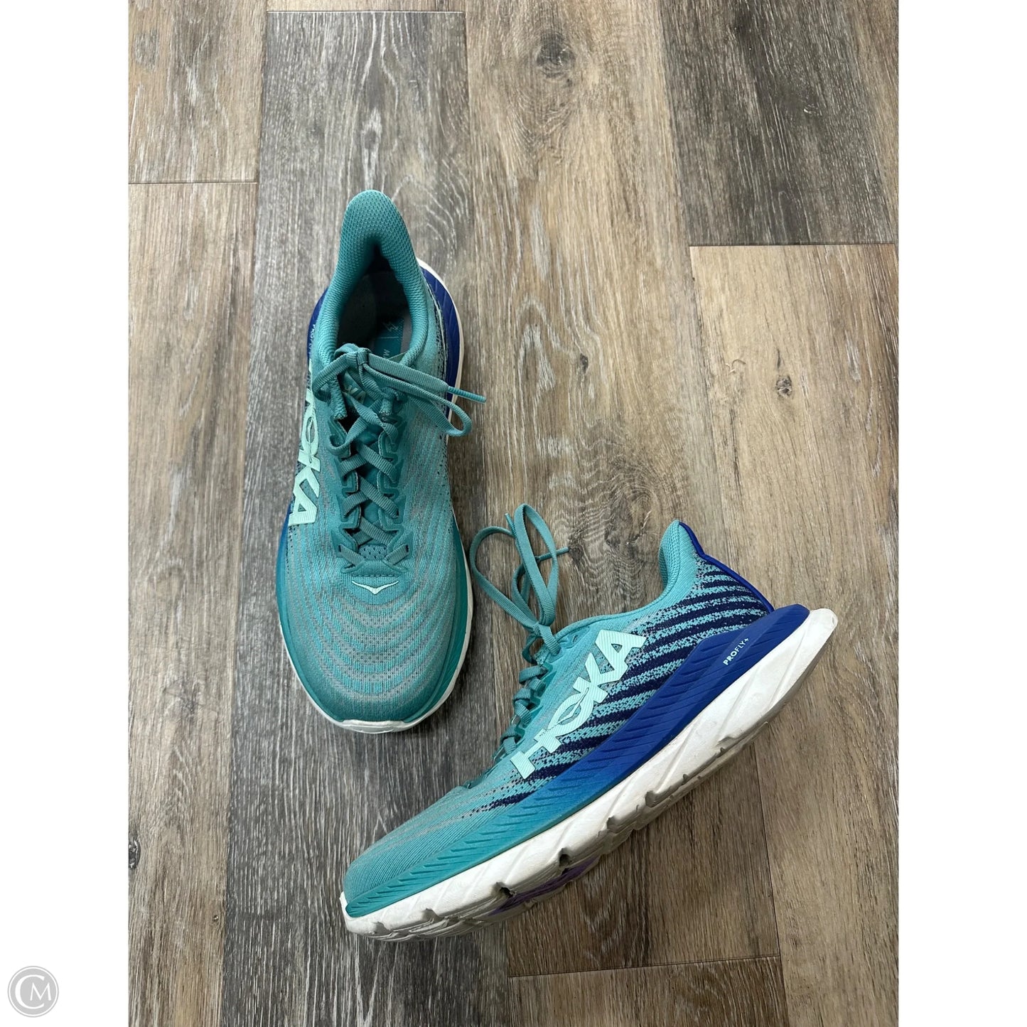 Shoes Athletic By Hoka In Blue, Size: 9