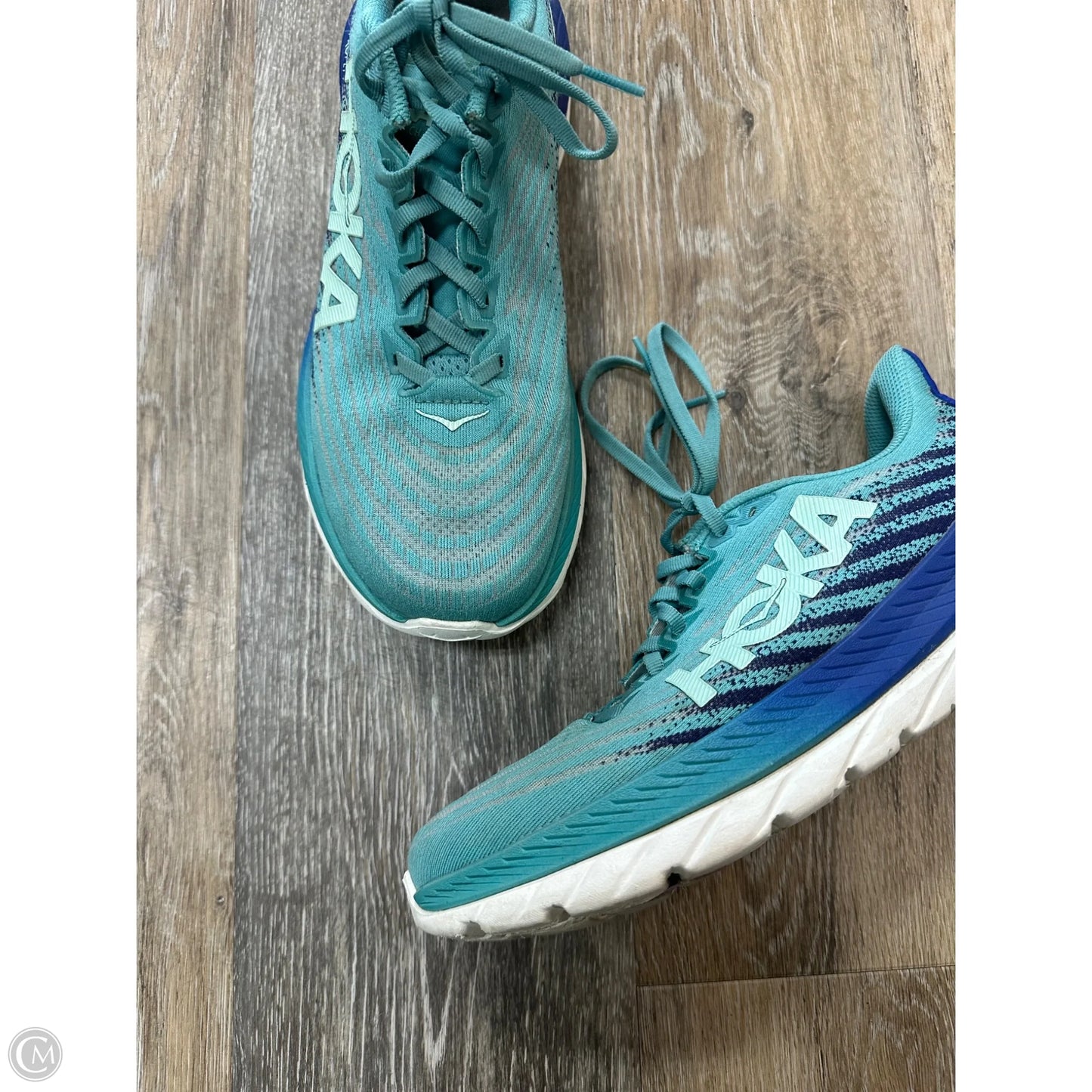 Shoes Athletic By Hoka In Blue, Size: 9