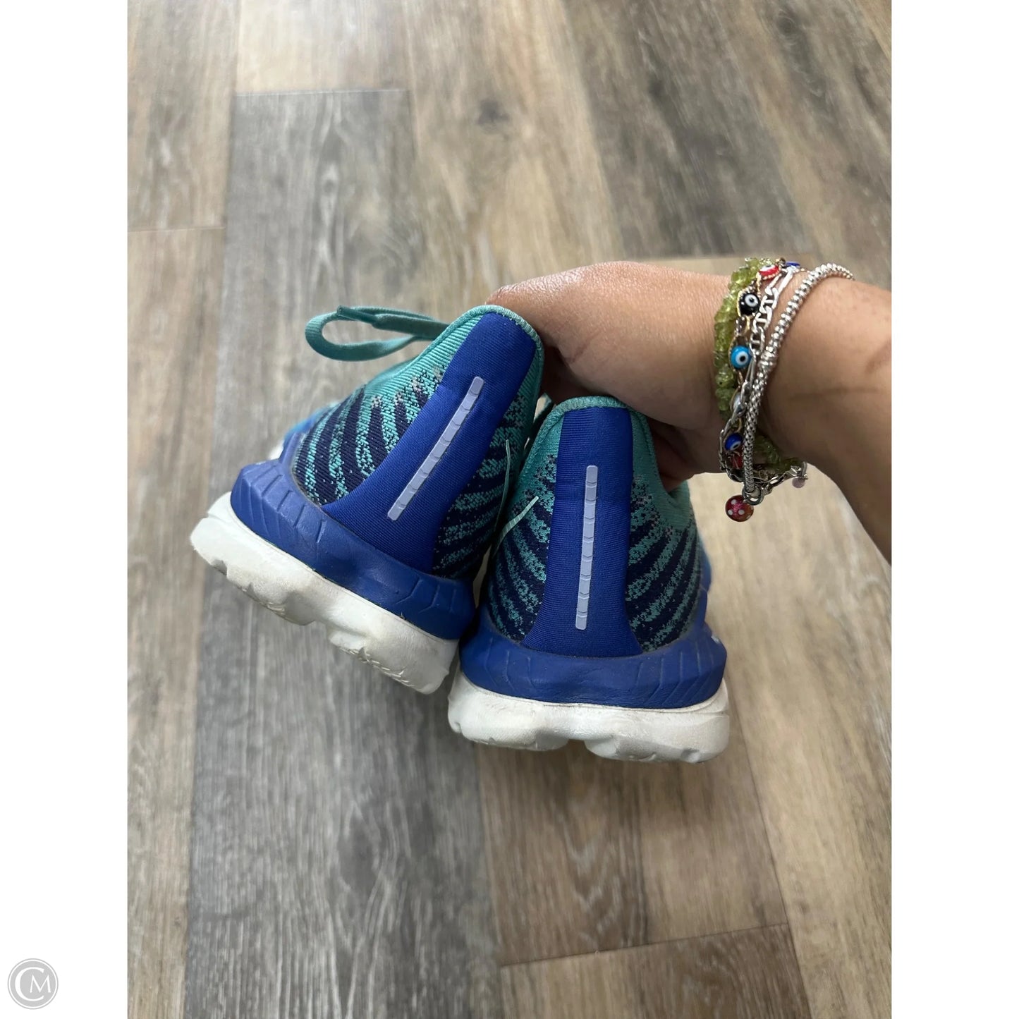 Shoes Athletic By Hoka In Blue, Size: 9