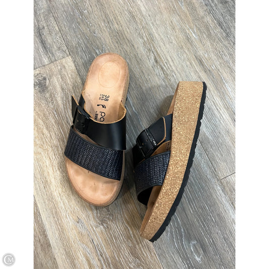 -Sandals Heels Platform By Birkenstock In Black, Size: 7/38