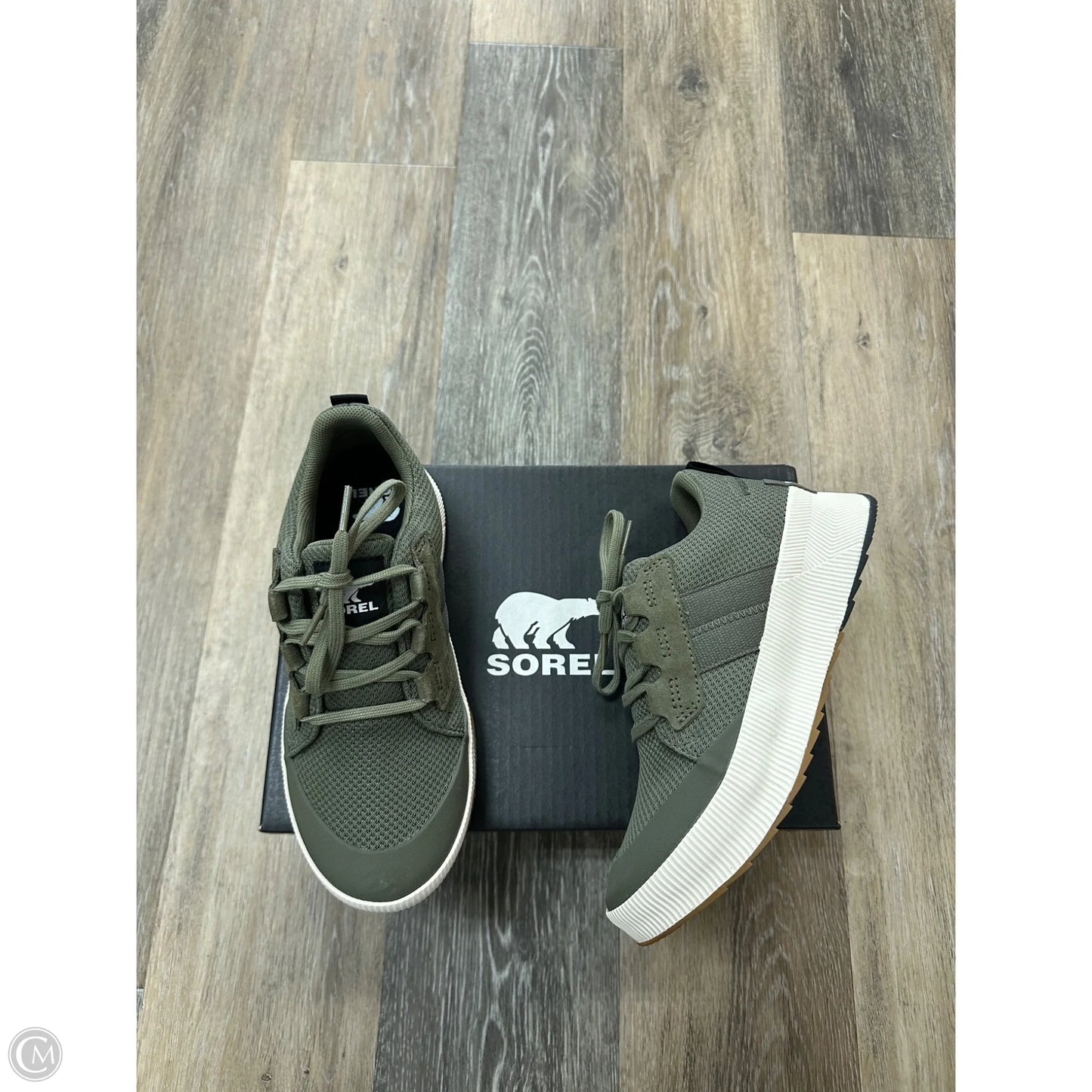 Shoes Athletic By Sorel In Green, Size: 7