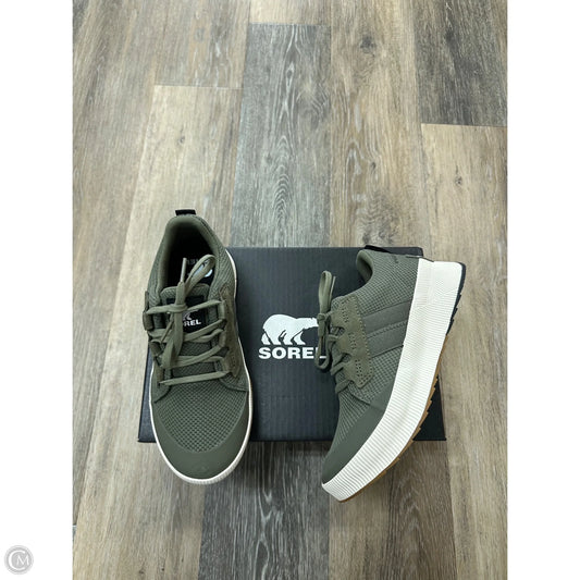 Shoes Athletic By Sorel In Green, Size: 7