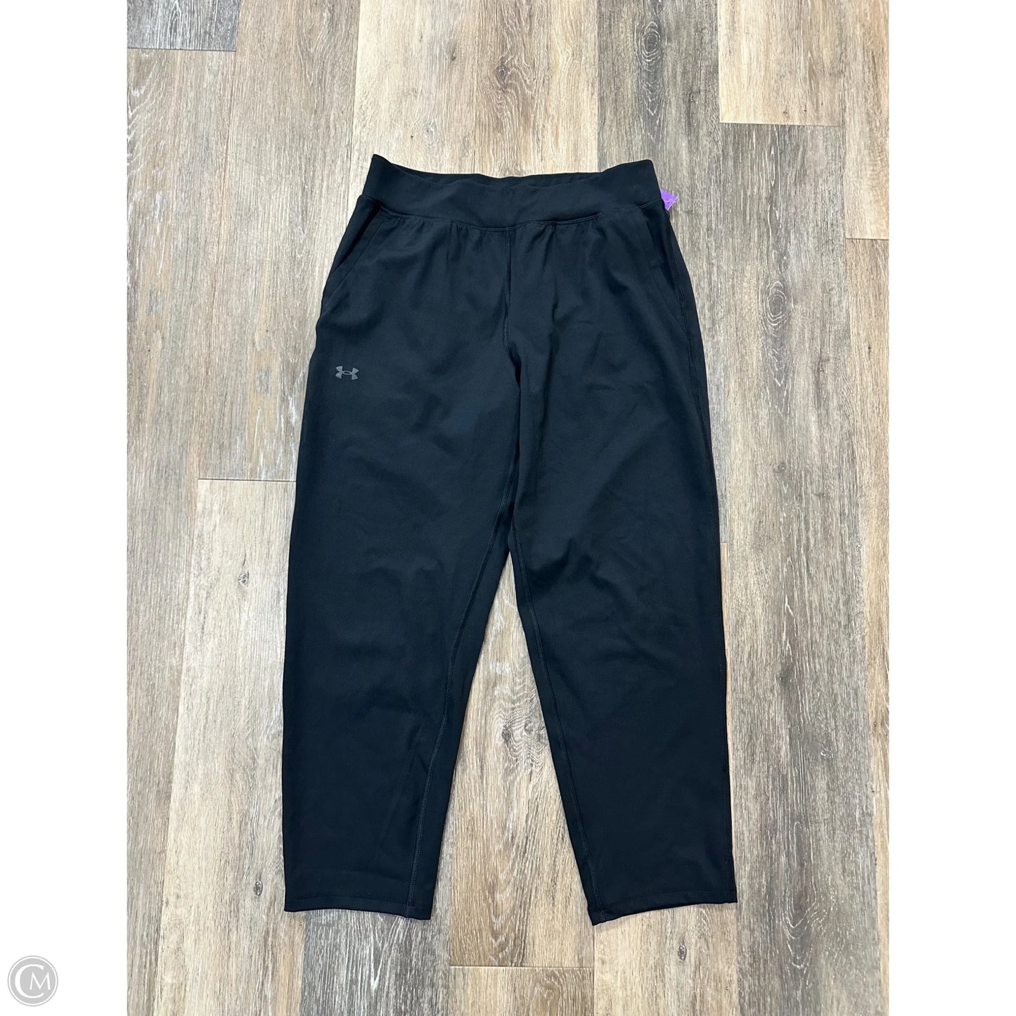 Athletic Pants By Under Armour In Black, Size: S