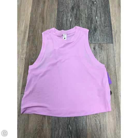 Athletic Tank Top By Lululemon In Pink, Size: 2
