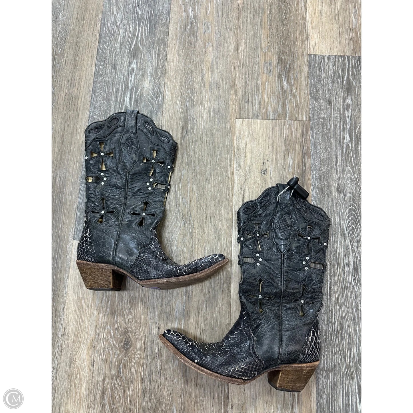 Boots Western By Corral In Black, Size: 6.5