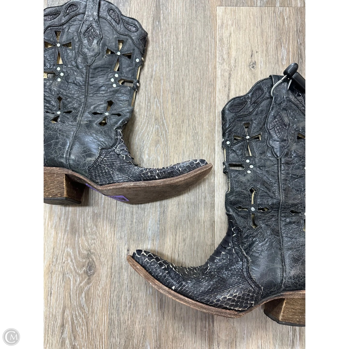 Boots Western By Corral In Black, Size: 6.5