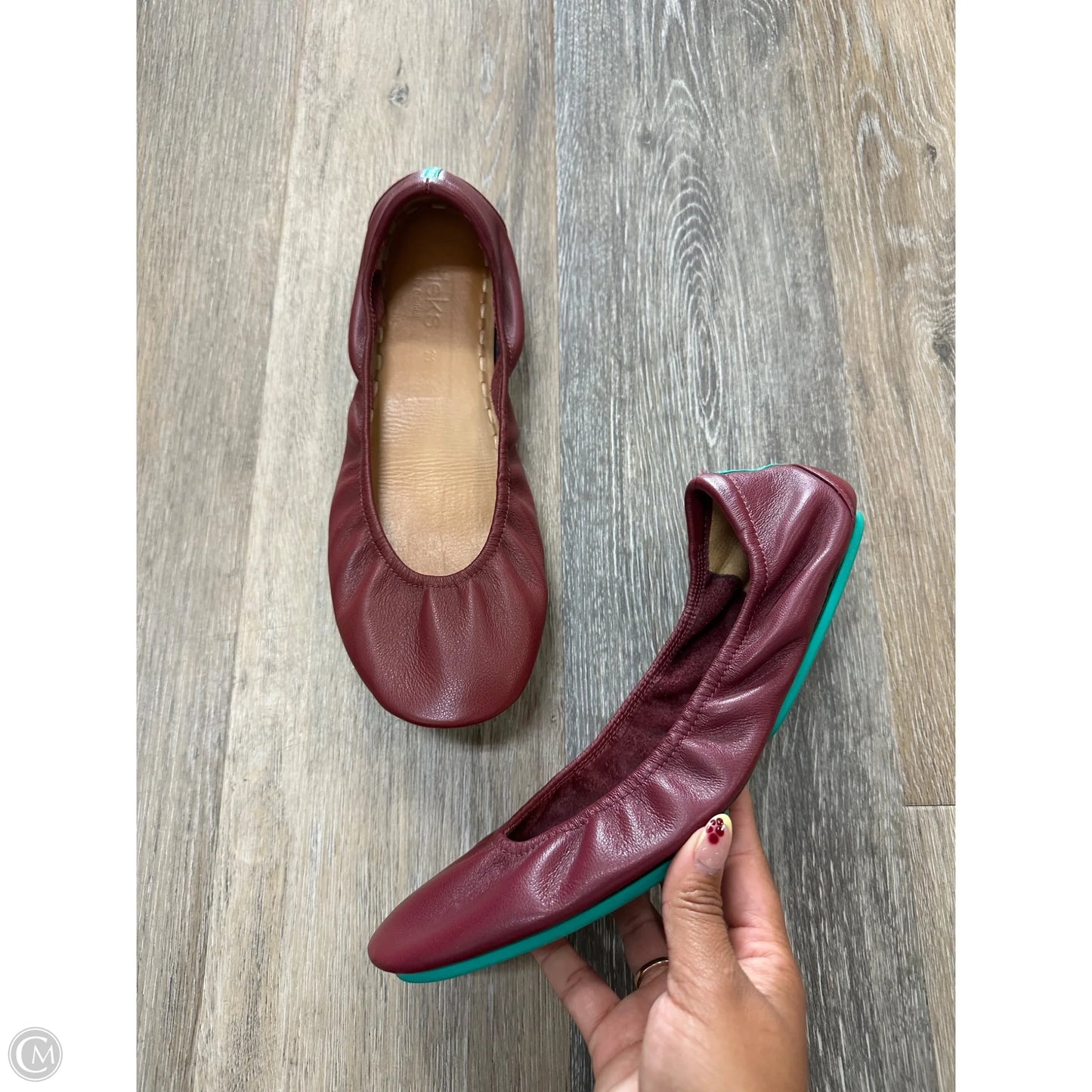 Shoes Flats By Tieks In Red, Size: 11