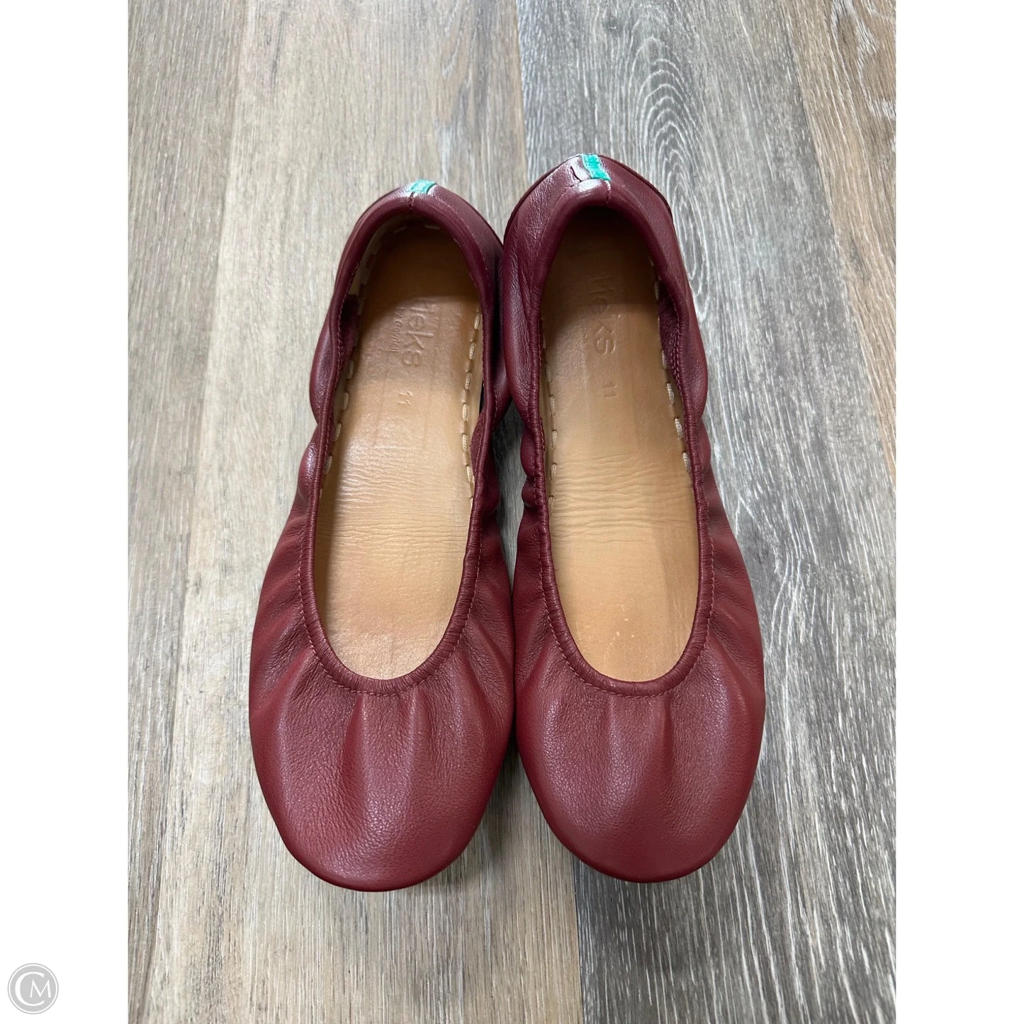 Shoes Flats By Tieks In Red, Size: 11