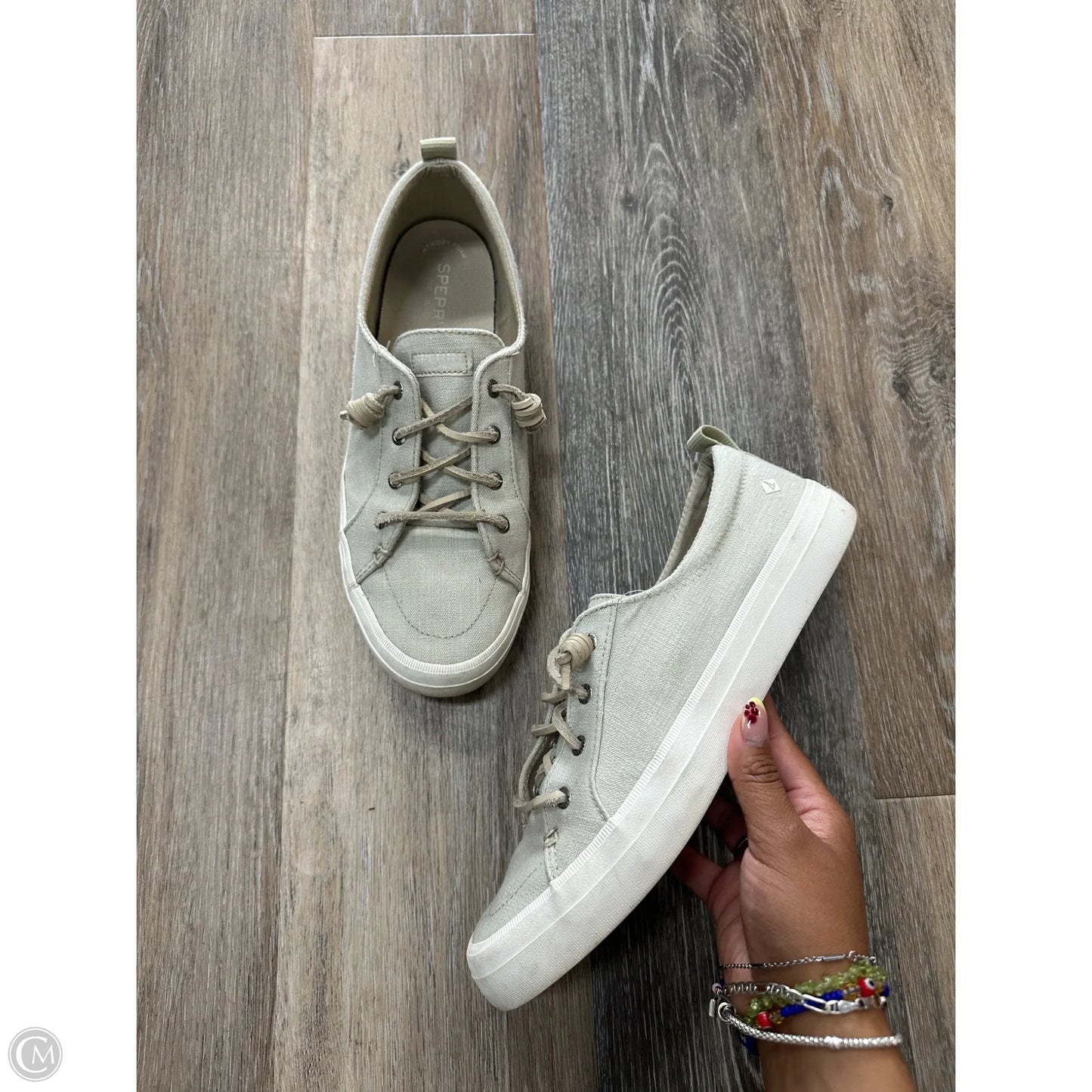Shoes Flats By Sperry In Cream, Size: 11