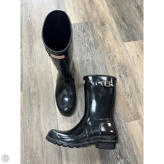 Boots Rain By Hunter In Black, Size: 11