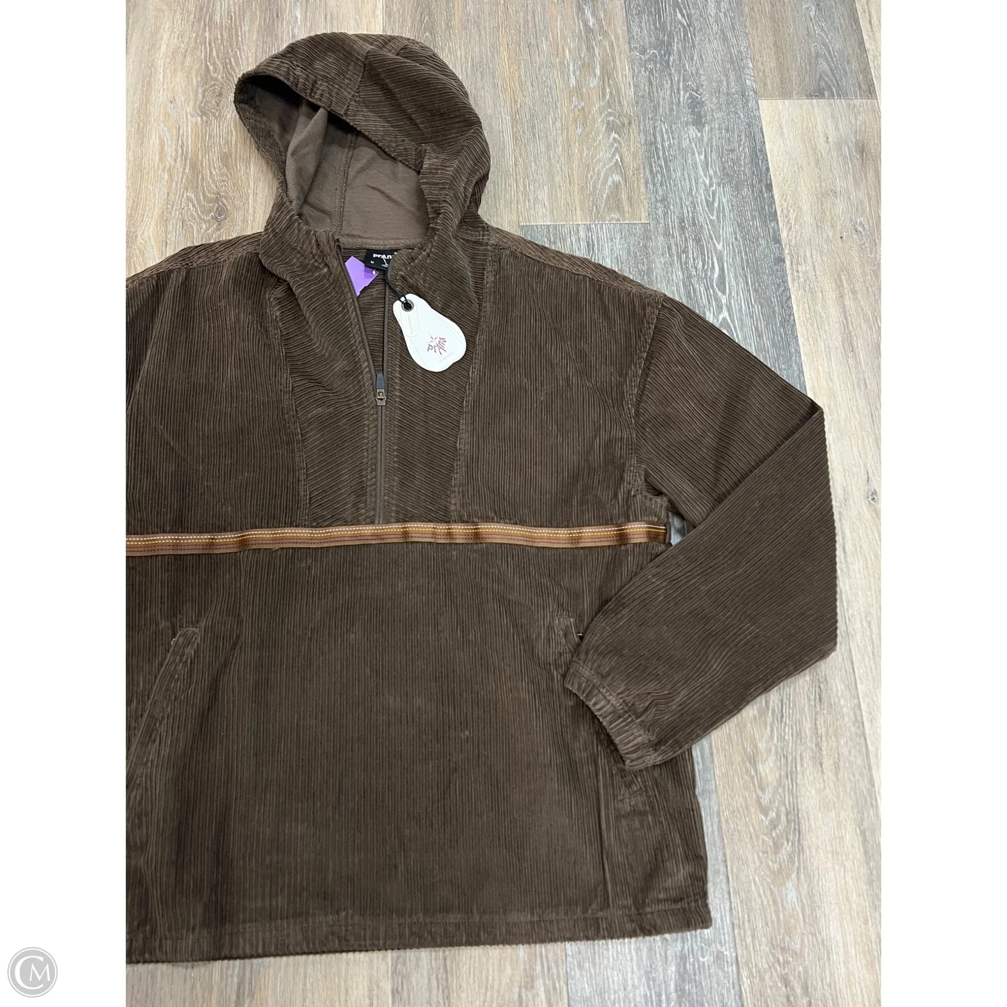 Athletic Sweatshirt Hoodie By Prana In Brown, Size: M (men’s)