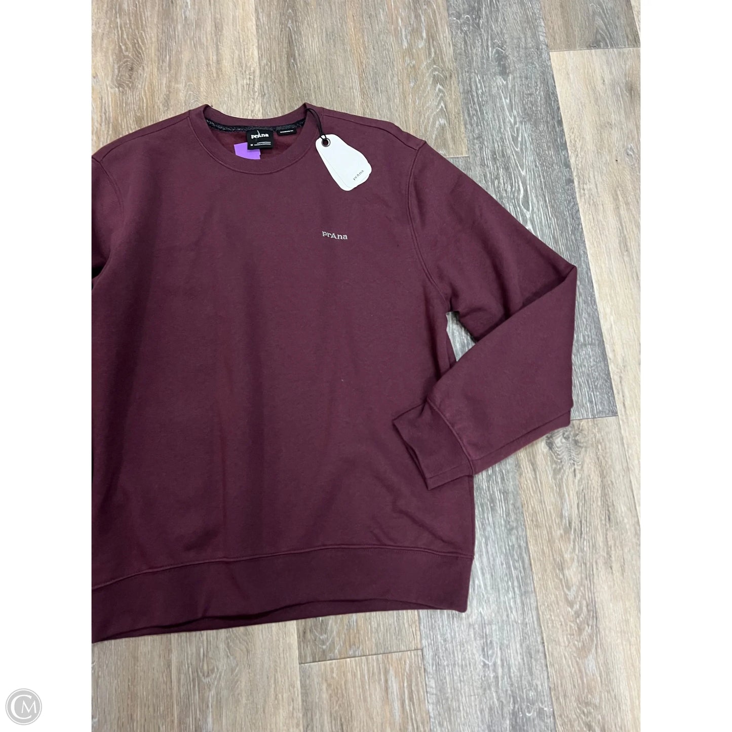 Sweatshirt Crewneck By Prana In Purple, Size: M (men’s)