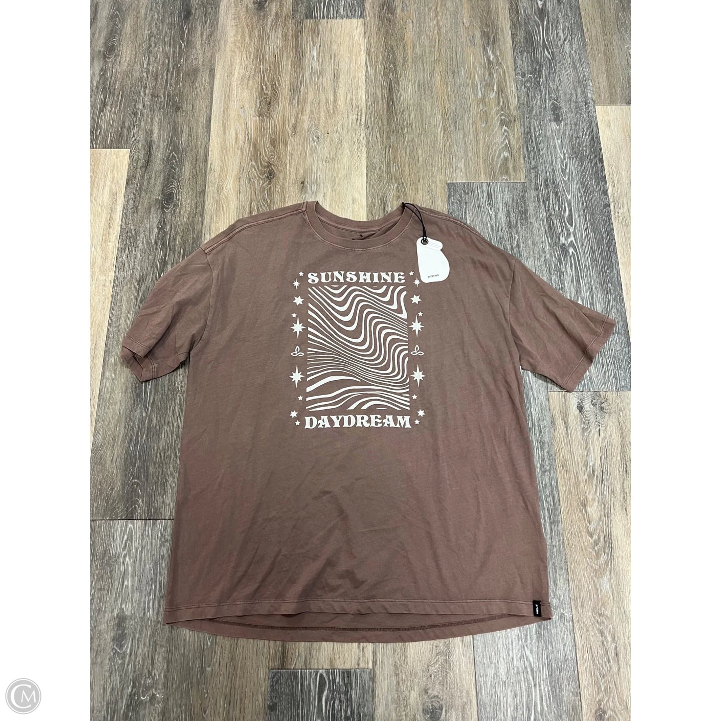 Top Short Sleeve By Prana In Mauve, Size: S