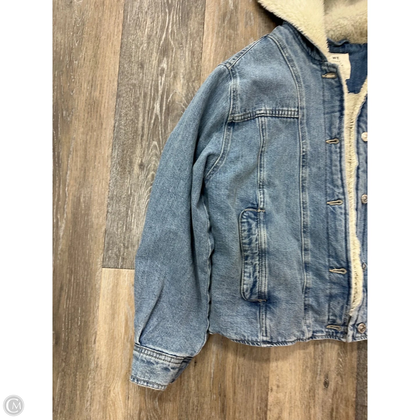 Jacket Other By We The Free In Blue Denim, Size: Xs