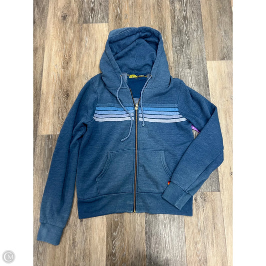Sweatshirt Hoodie By Aviator Nation In Blue, Size: S