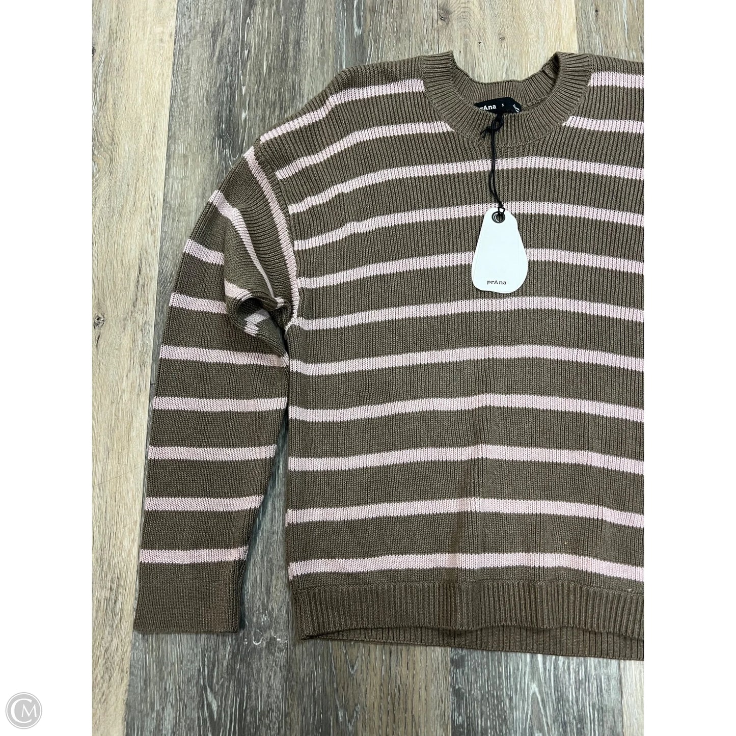 Sweater By Prana In Striped Pattern, Size: S