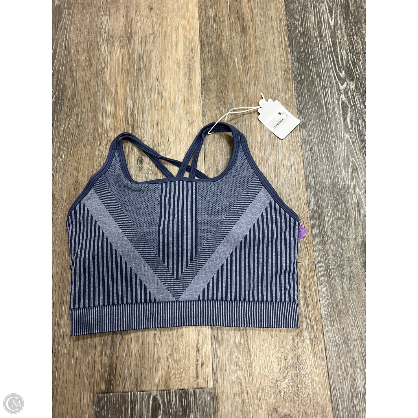 Athletic Bra By Smartwool In Blue, Size: M