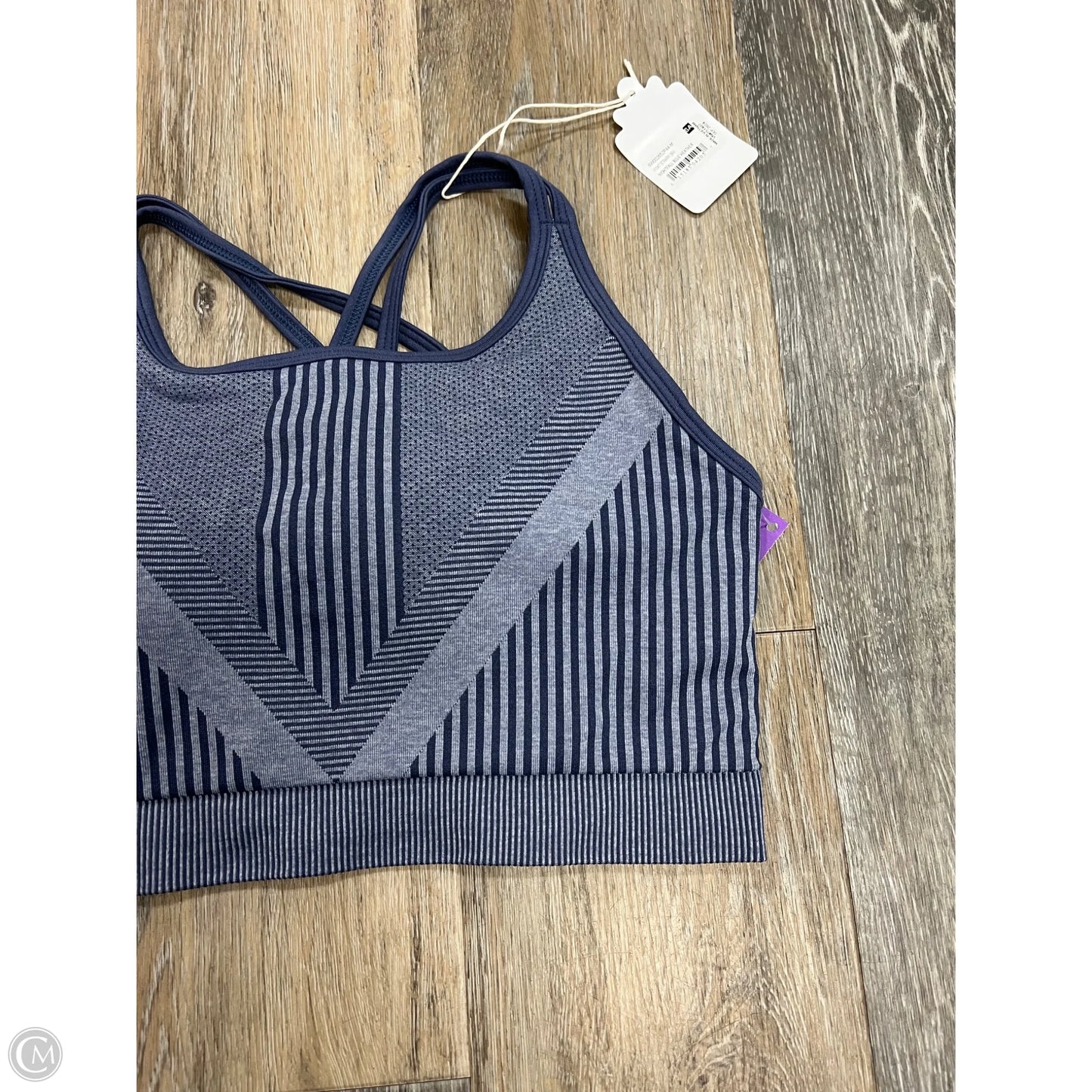 Athletic Bra By Smartwool In Blue, Size: M