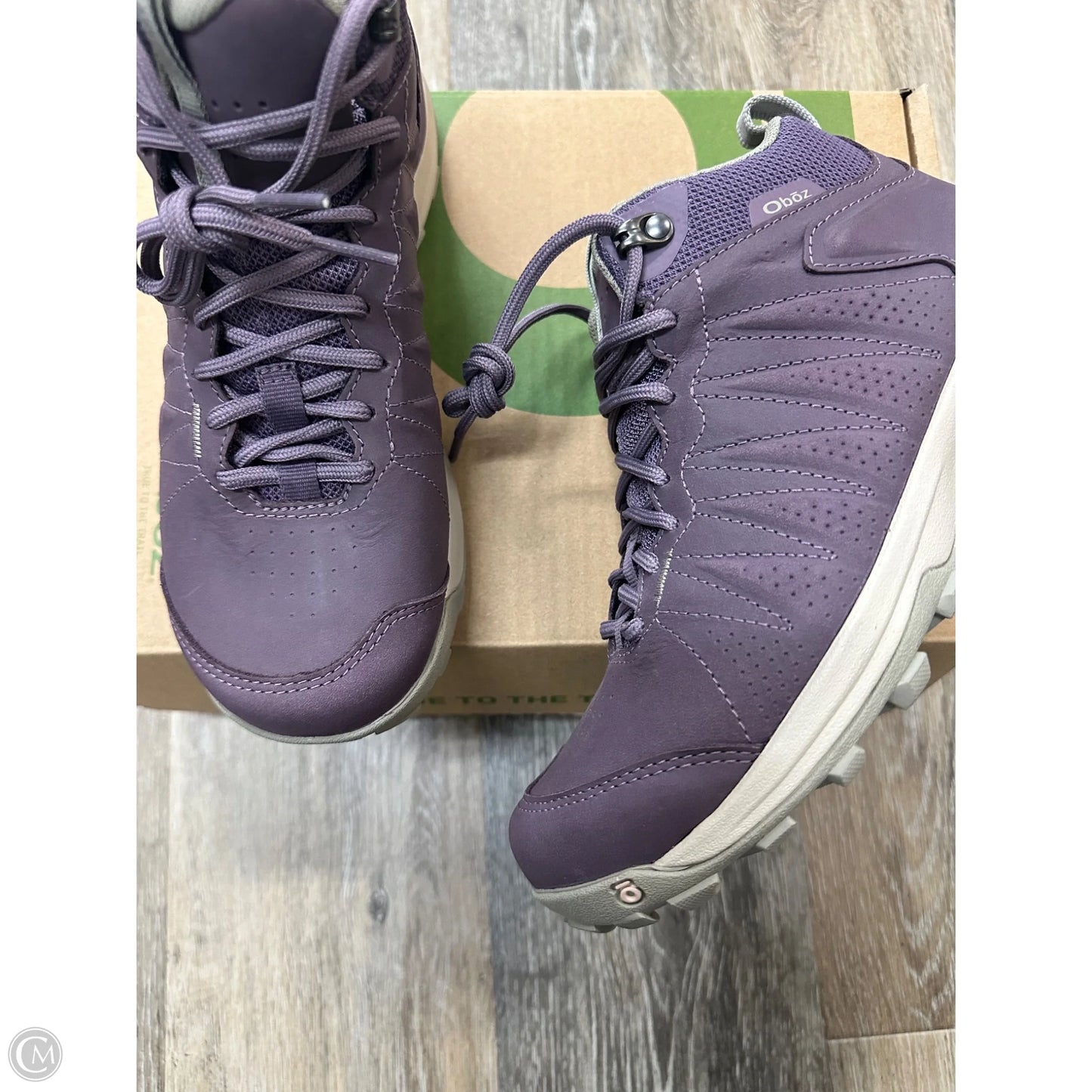 Boots Hiking By Oboz In Purple, Size: 7