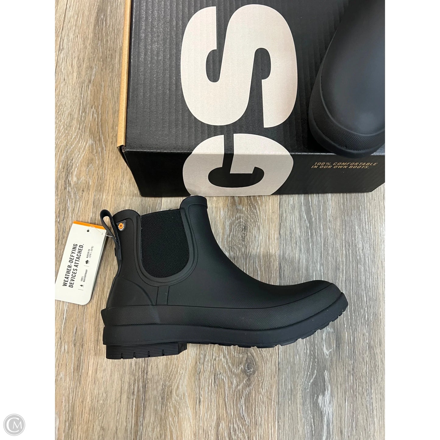 -Boots Rain By Bogs In Black, Size: 7