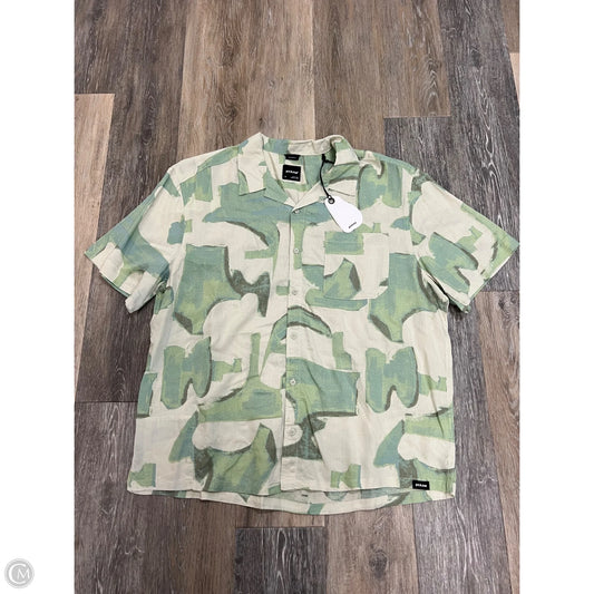 Blouse Short Sleeve By Prana In Green, Size: M (men’s)