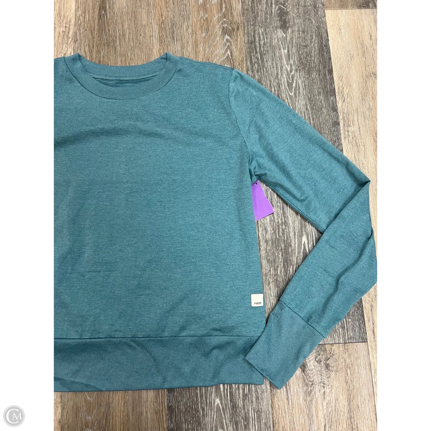 Athletic Top Long Sleeve Crewneck By Vuori In Blue, Size: S