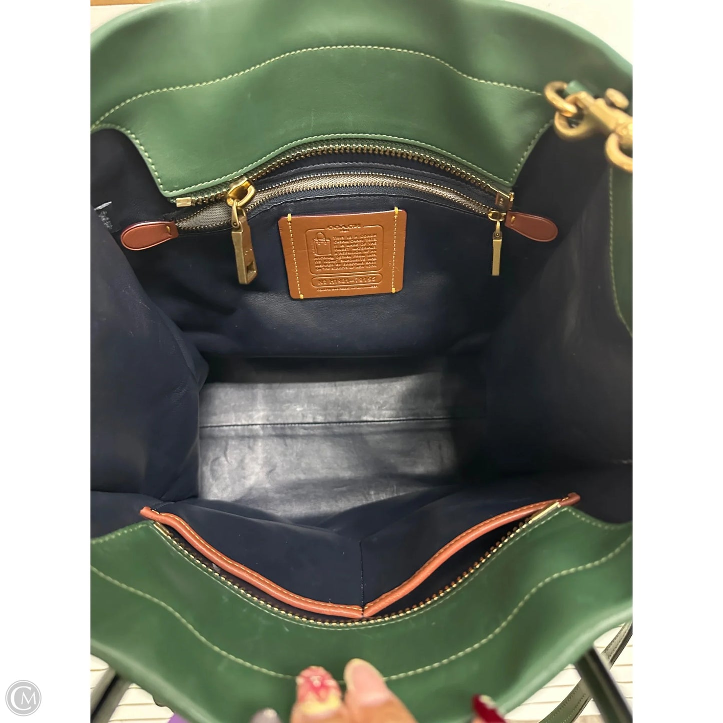 Handbag Designer By Coach, Size: Large