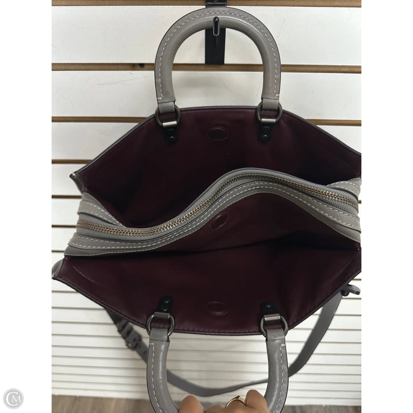 Handbag Designer By Coach, Size: Large