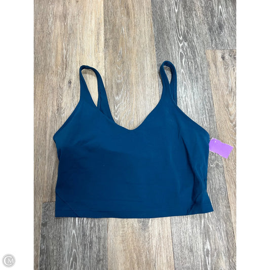 Athletic Tank Top By Lululemon In Blue, Size: 12